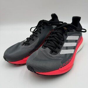 Adidas Solar Glide 3 ST Gray Signal Pink Womens Running Shoes FV7252 Size 9.5